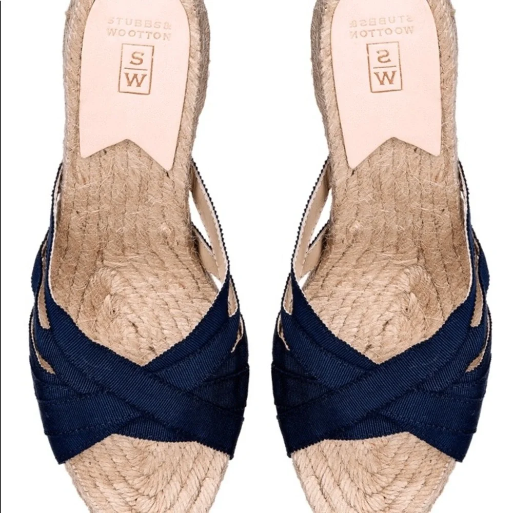 Stubbs & Wootton Espadrille - Navy